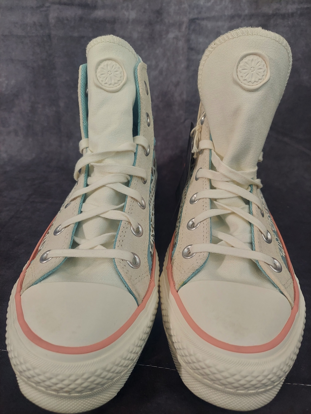 Converse Chuck Taylor Lift Platform Dia De Muertos Skull High Top Womens 9 NWT - Picture 10 of 10